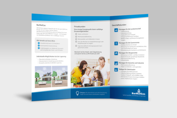 Falzflyer Design und Druck